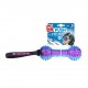 GiGwi Dumbell ‘Push To Mute’ Transparent FOR DOG (Purple- Blue)