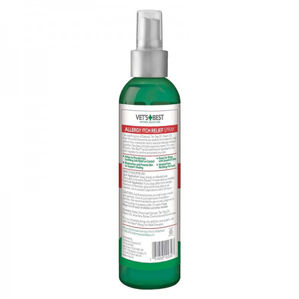 VetsBest Allergy Itch Relief Spray for Dogs(235ml)