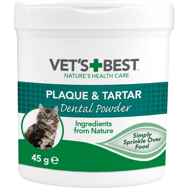 Vet s Best Advanced Dental Powder For Cats ( 45g )