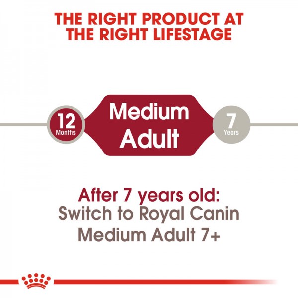 ROYAL CANIN MEDIUM ADULT ( 4 KG )