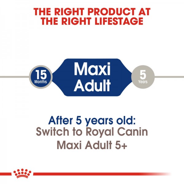 ROYAL CANIN MAXI ADULT (15 KG)