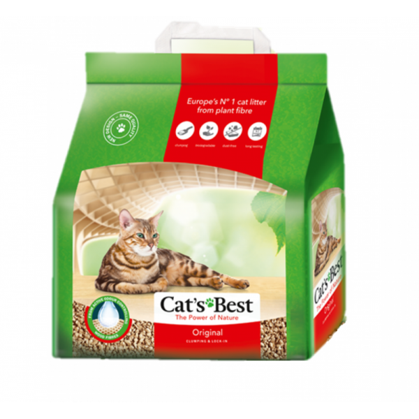 Cat's Best Original Cat Litter, 20 L (8.6 Kg)  For Cat