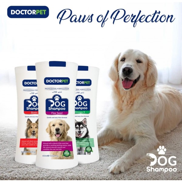 Dr. Pet - Omega 3 Dog Shampoo - (400ml)