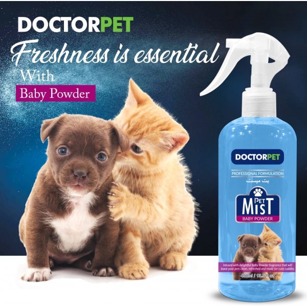 Dr. Pet -Baby Powder Fragrance Mist Cologne For Cats & Dogs (400ml)