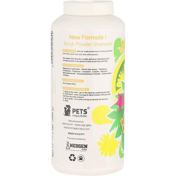 Pets Republic Dry Shampoo With Banana(500g)