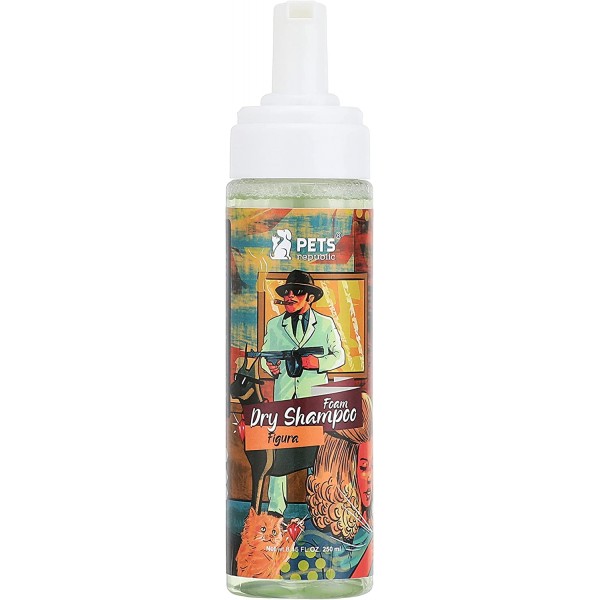 Pets Republic Foam Dry Shampoo With Figura(250ml)