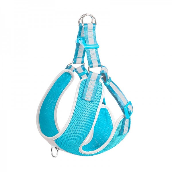 Fida Step-In Dog Harness  Reflective-BLUE (XS)