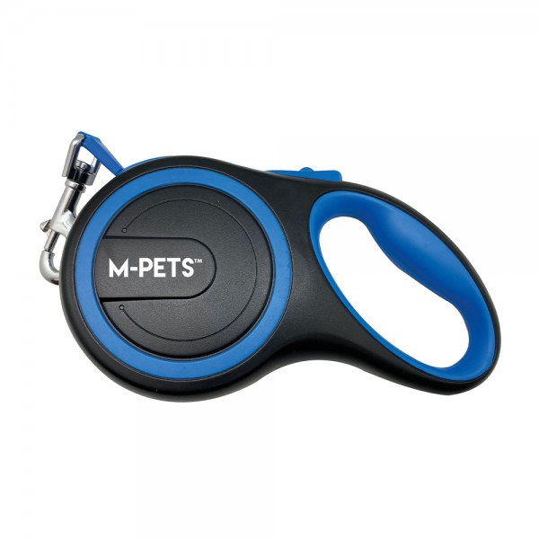 M-PETS Liberty Dog Retractable Leash Blue ( S )