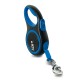 M-PETS Liberty Dog Retractable Leash Blue ( S )