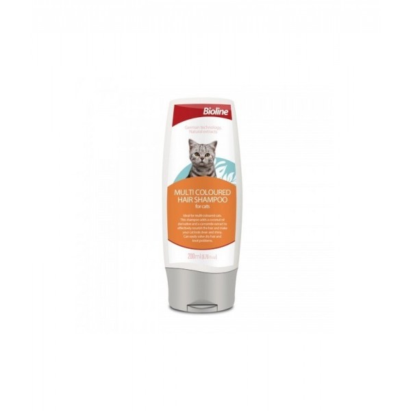 BIOLINE MULTI COLOURED HAIR SHAMPOO ( 200 ML ) For Cat