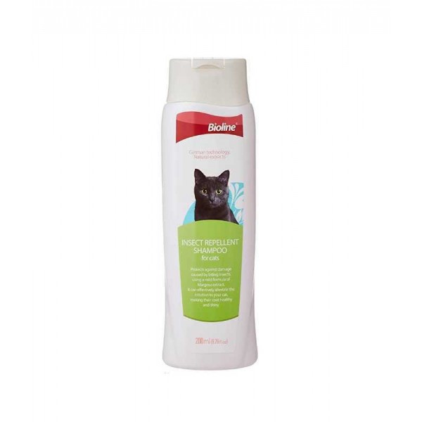 BIOLINE INSECT REPELLENT SHAMPOO ( 200 ML ) For Cat