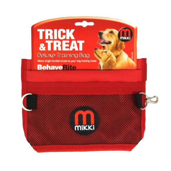 MIKKI DELUXE TRICK & TREAT TRAINING BAG ( RED )