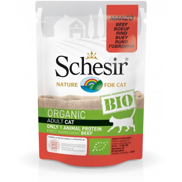 Schesir Bio Beef For Cats(85g)