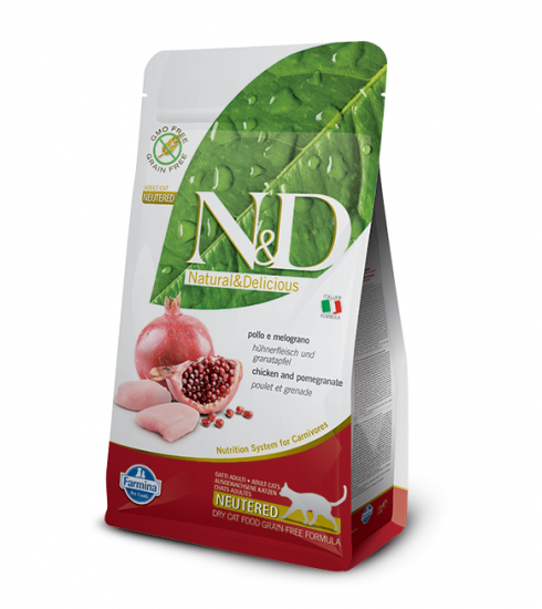 Farmina Chicken Pomegrante Neutered Cat Dry Food 1.5Kg