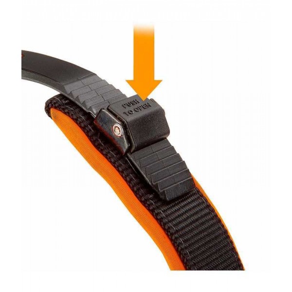 Ferplast Dog Collar With Soft Padding Orange(Xs)