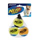 NERF DOG SQUEAKER TENNIS BALL - MEDIUM(PACK OF 3BALLS)