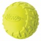 NERF DOG TIRE SQUEAK BALL GREEN/RED ( SMALL )