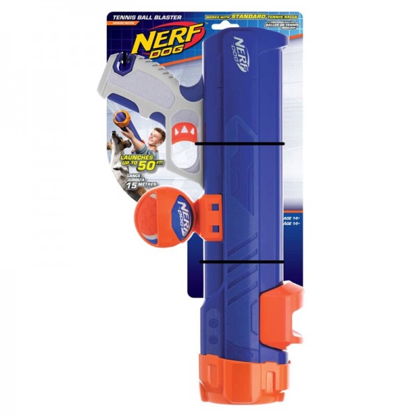 NERF DOG TENNIS BALL BLASTER ( 15 MTR )- 846998034975 | Online Pet Shop ...