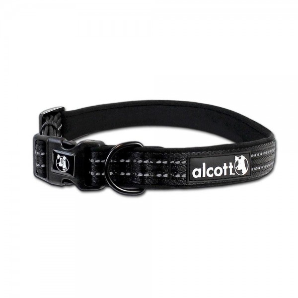 ALCOTT ADVENTURE COLLAR - LARGE - BLACK ( 65 CM )