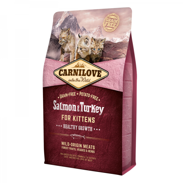 Carnilove Salmon & Turkey For Kittens ( 2kg )