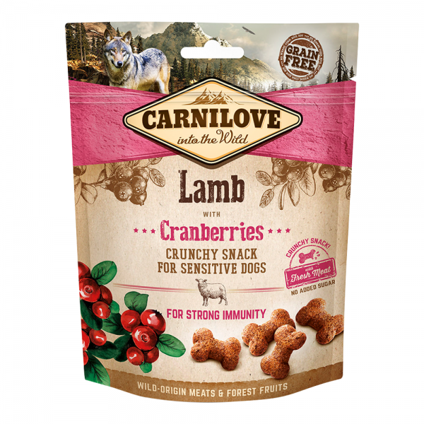 Carnilove Lamb With Cranberries Crunchy Snack For Dog( 200g )