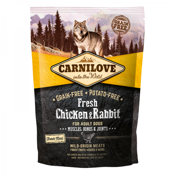 Carnilove Fresh Chicken & Rabbit For Adult Dogs ( 1.5kg )