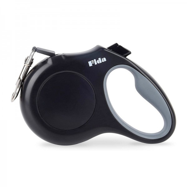 Fida Retractable Dog Leash( M-BLACK )