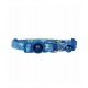 DOCO FURBALL CAT COLLAR ( BLUE & FLOWER )