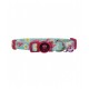 DOCO FURBALL CAT COLLAR ( PINK & FLOWER )