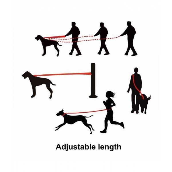 DOCO MESH LEASH SMALL for dog ( SAFETY LIME 180 CM )