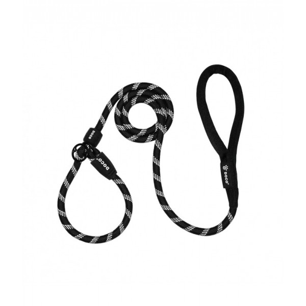 DOCO REFLECTIVE ROPE LEASH-COLLAR for dog ( 30 CM BLACK )