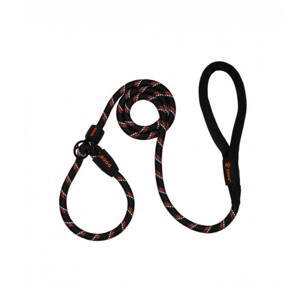 DOCO REFLECTIVE ROPE LEASH-COLLAR ( 30 CM SAFETY ORANGE )