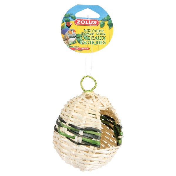 ZOLUX WICKER APPLE NEST ( 11 CM ) FOR BIRD