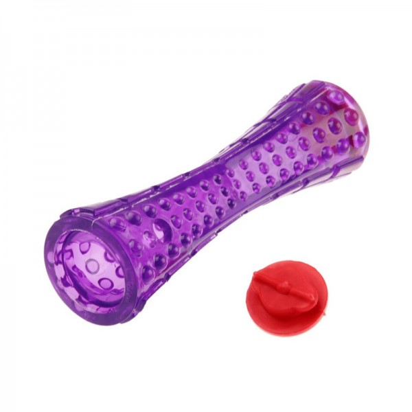 Treat Dispenser Johnny Stick Transparent for dog (Purple)