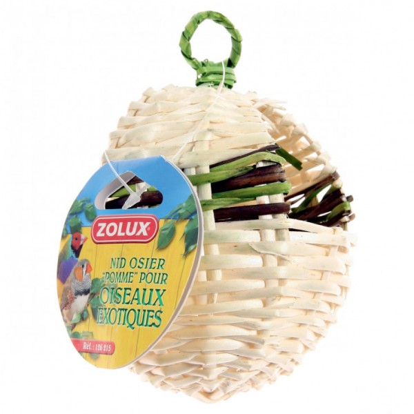 ZOLUX WICKER APPLE NEST ( 11 CM ) FOR BIRD