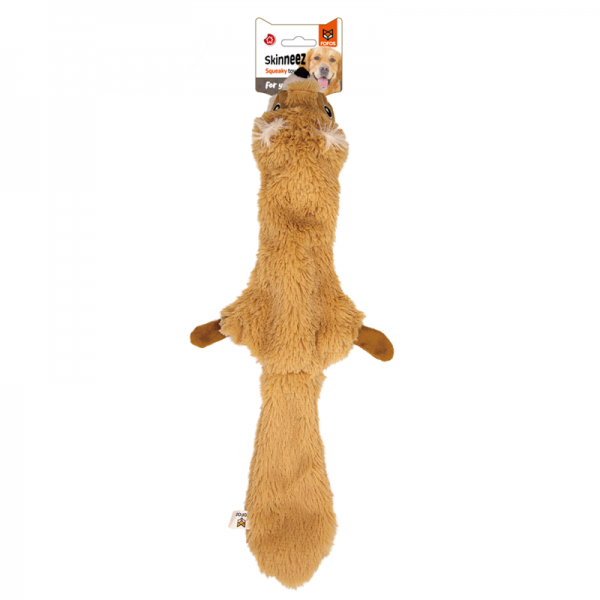 FOFOS Skinneez Squirrel Dog Toy ( YELLOW )